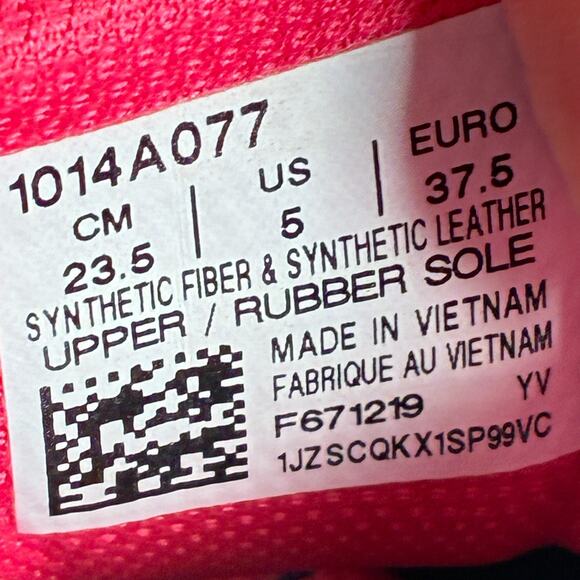 Asics Gel-Venture 6 Blue Pink Trail Athletic Running Shoes 1014A077 Youth Size 5 - Picture 9 of 10